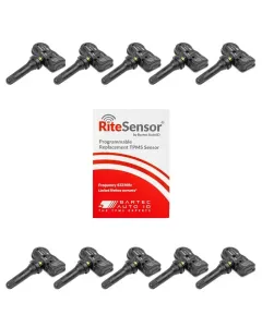 Pack of 10 Bartec Rite-Sensor programmable TPMS sensors with Rite-Sensor packaging